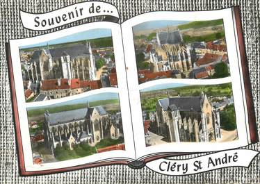/ CPSM FRANCE 45 "Cléry Saint André, la basilique Notre Dame"