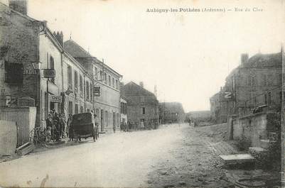 / CPA FRANCE 08 "Aubigny les Pothées, rue du Clau"