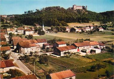 / CPSM FRANCE 39 "Cressia, vue générale aérienne et le château"