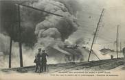 93 Seine Saint Deni / CPA FRANCE 93 "Incendie des Magasins du Nord à Saint Ouen, explosion des bonbonnes" / POMPIER