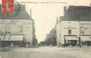 18 Cher / CPA FRANCE 18 "Henrichemont, place Henri IV et rue de Bourgogne"