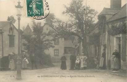 / CPA FRANCE 18 "Henrichemont, rue du Moulin à Boisbelle"