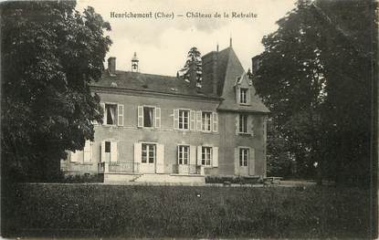 / CPA FRANCE 18 "Henrichemont, château de la retraite"