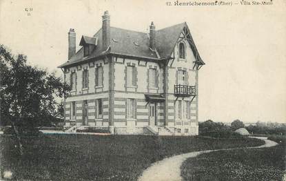 / CPA FRANCE 18 "Henrichemont, villa Sainte Anne"