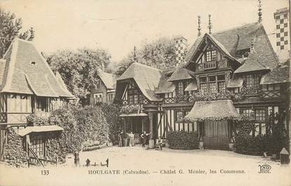 / CPA FRANCE 14 "Houlgate, Châlet G. Menier, les communs"