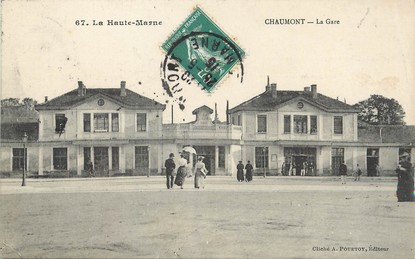 / CPA FRANCE 52 "Chaumont, la gare "