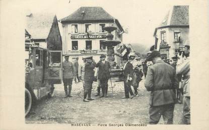 / CPA FRANCE 68 "Massevaux, place George Clémenceau"