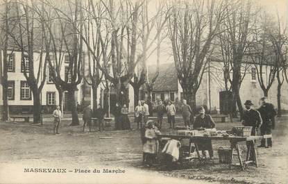 / CPA FRANCE 68 "Massevaux, place du marché"