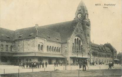 / CPA FRANCE 57 "Metz, gare"