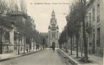 / CPA FRANCE 51 "Epernay, av Paul Chandon"