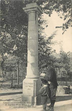 / CPA FRANCE 06 "Golfe Juan, colonne commémorative du débarquement" / NAPOLEON