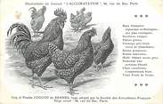 Oiseaux / CPA COQ / POULE "Journal l'acclimatation, coucou de Rennes"