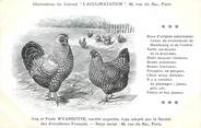 Oiseaux / CPA COQ / POULE "Journal l'acclimatation, variété Wyandotte"