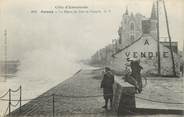 35 Ille Et Vilaine / CPA FRANCE 35 "Paramé, la digue, un jour de tempête"