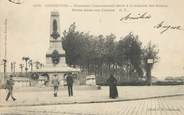 50 Manche / CPA FRANCE 50 "Cherbourg, monument commémoratif élevé à la mémoire des soldats"