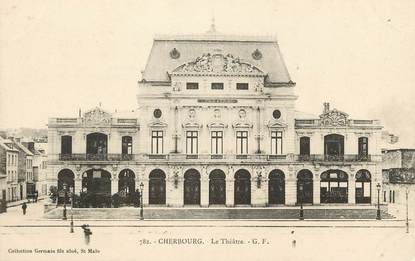 / CPA FRANCE 50 "Cherbourg, le théâtre"