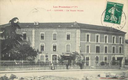 / CPA FRANCE 65 "Loures, le Grand Hôtel"