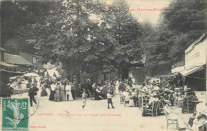 / CPA FRANCE 65 "Capvern, baigneurs sur la place des Thermes"