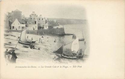 / CPA FRANCE 14 "Arromanches les Bains, la grande Cale et la plage"