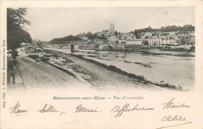 / CPA FRANCE 95 "Beaumont sur Oise, vue d'ensemble"