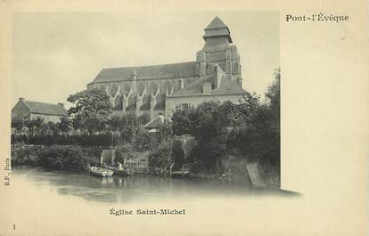 / CPA FRANCE 14 "Pont l'Evêque, église Saint Michel"