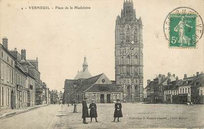 / CPA FRANCE 27 "Verneuil, place de la Madeleine"