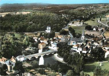 / CPSM FRANCE 24 "Cubjac, vue générale aérienne"