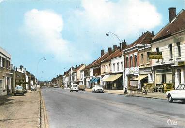 / CPSM FRANCE 62 "Noeux les Mines, rue nationale, vue aérienne"