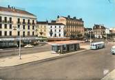 63 Puy De DÔme / CPSM FRANCE 63 "Clermont Ferrand, place de la gare, les hôtels"