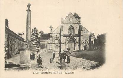 / CPA FRANCE 91 "Longjumeau, l'église"