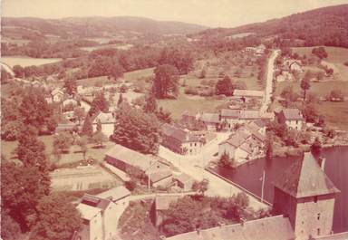 / CPSM FRANCE 87 "Peyrat le Chateau, vue aérienne sur la Tour"