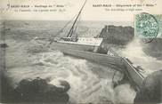 35 Ille Et Vilaine / CPA FRANCE 35 " Saint Malo, naufrage du Hilda, la passerelle"