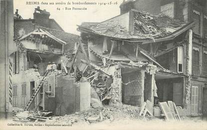 / CPA FRANCE 51 "Reims dans ses années de bombardement 1914-15-16"