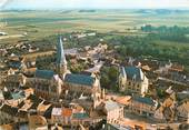 45 Loiret / CPSM FRANCE 45 "Puiseaux, l'église et la mairie"