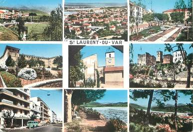 / CPSM FRANCE 06 "Souvenir de Saint Laurent du Var"