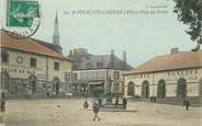 03 Allier / CPA FRANCE 03 "Saint Pourçain sur Sioule, place des Halles"