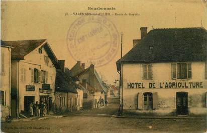 / CPA FRANCE 03 "Varennes sur Allier, route de Gayette, hôtel de l'agriculture"