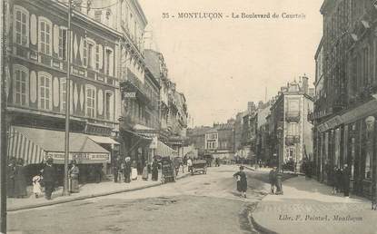 / CPA FRANCE 03 "Montluçon, le boulevard de Courtais"