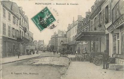 / CPA FRANCE 03 "Montluçon, boulevard de Courtais"