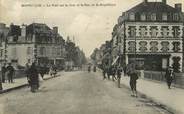 03 Allier / CPA FRANCE 03 "Montluçon, le pont sur le Cher et la rue de la république"