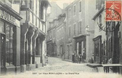 / CPA FRANCE 03 "Le vieux Montluçon, la Grand'rue"
