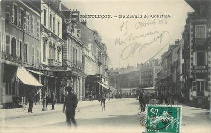 / CPA FRANCE 03 "Montluçon, Boulevard de Courtais"