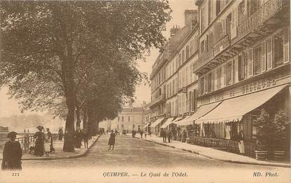 / CPA FRANCE 29 "Quimper, le quai de l'Odet'