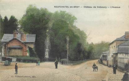 / CPA FRANCE 76 "Neufchâtel en Bray, château de Valboury, l'avenue"