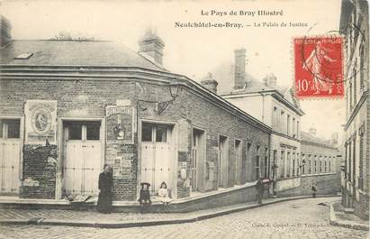 / CPA FRANCE 76 "Neufchâtel en Bray, le palais de justice"