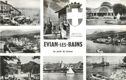 / CPSM FRANCE 74 "Evian les Bains, la perle du Léman"