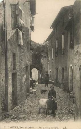 / CPA FRANCE 06 "Cagnes, rue Saint Sébastien"