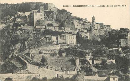 / CPA FRANCE 06 "Roquebrune, route de la Corniche"