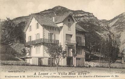 / CPA FRANCE 06 "Saint Martin d'Entraunes, à louer, villa Mon rêve"