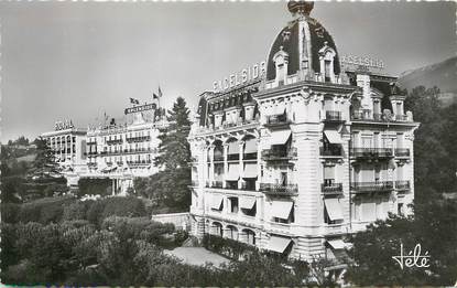 / CPSM FRANCE 73 "Aix Les Bains, les hôtels Royal, splendide et Excelsior"